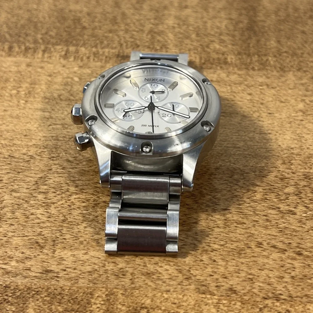 NIXON Bling The Camden Chrono 12A-S Swiss‎ Movement Watch - Needs Battery